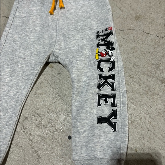 Disney Mickey Mouse joggers.  NWOT 12-18 months - Picture 2 of 3